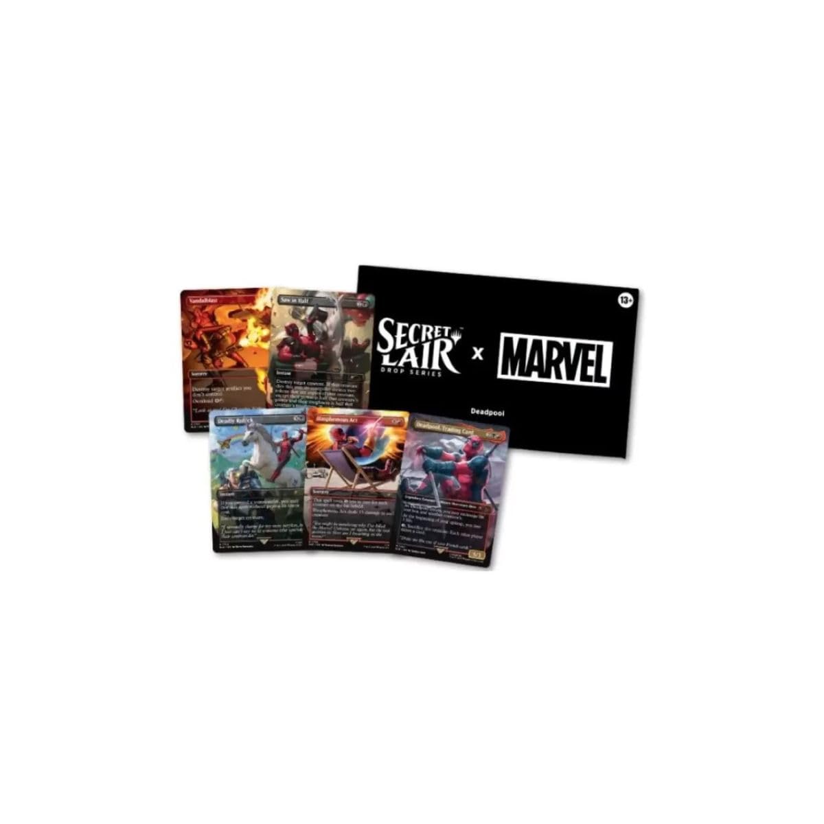 MTG SecretLair × Marvel'sDeadpool 4個セット MTG Secret Lair x