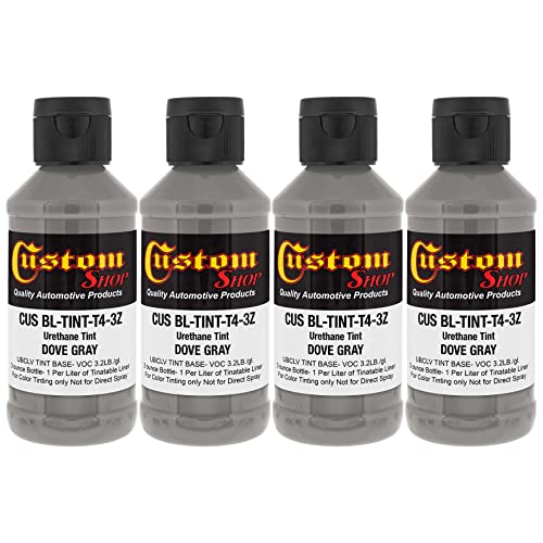 Image of Custom Coat 3 Ounce, Dove Gray, Bed Liner Tint Concentrate, 4 Pack