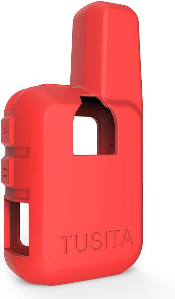 tusita silicone case compatible with garmin inreach mini 2 red