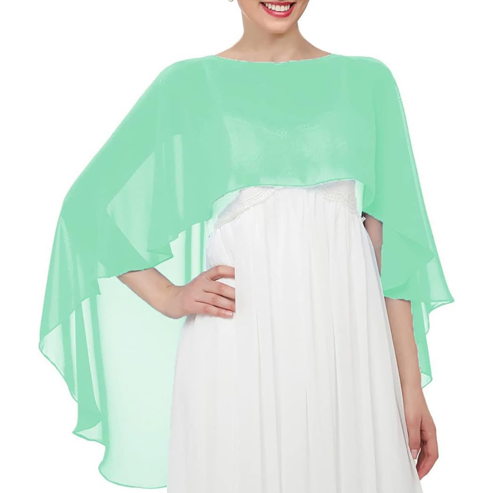 MICFENY Multiuse Pullover Scarf Shawl Wrap For Dresses Formal Event Shoulder Wrap for Evening Party and Banquet Dresses