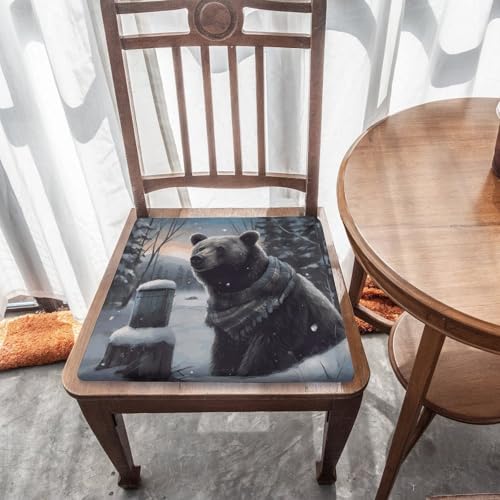 Coussin de sol de méditation carré en mousse à mémoire de forme imprimé 38x35 cm