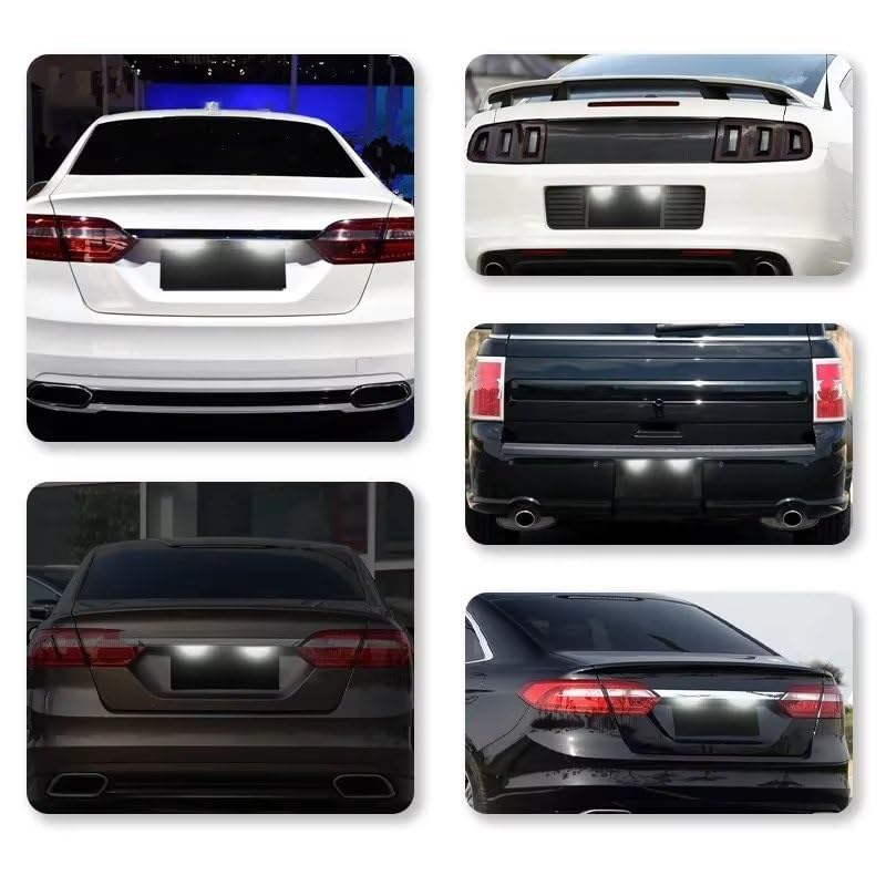 Luces de matrícula para Lincoln MKZ que mejoran la seguridad en trayectos nocturnos 5