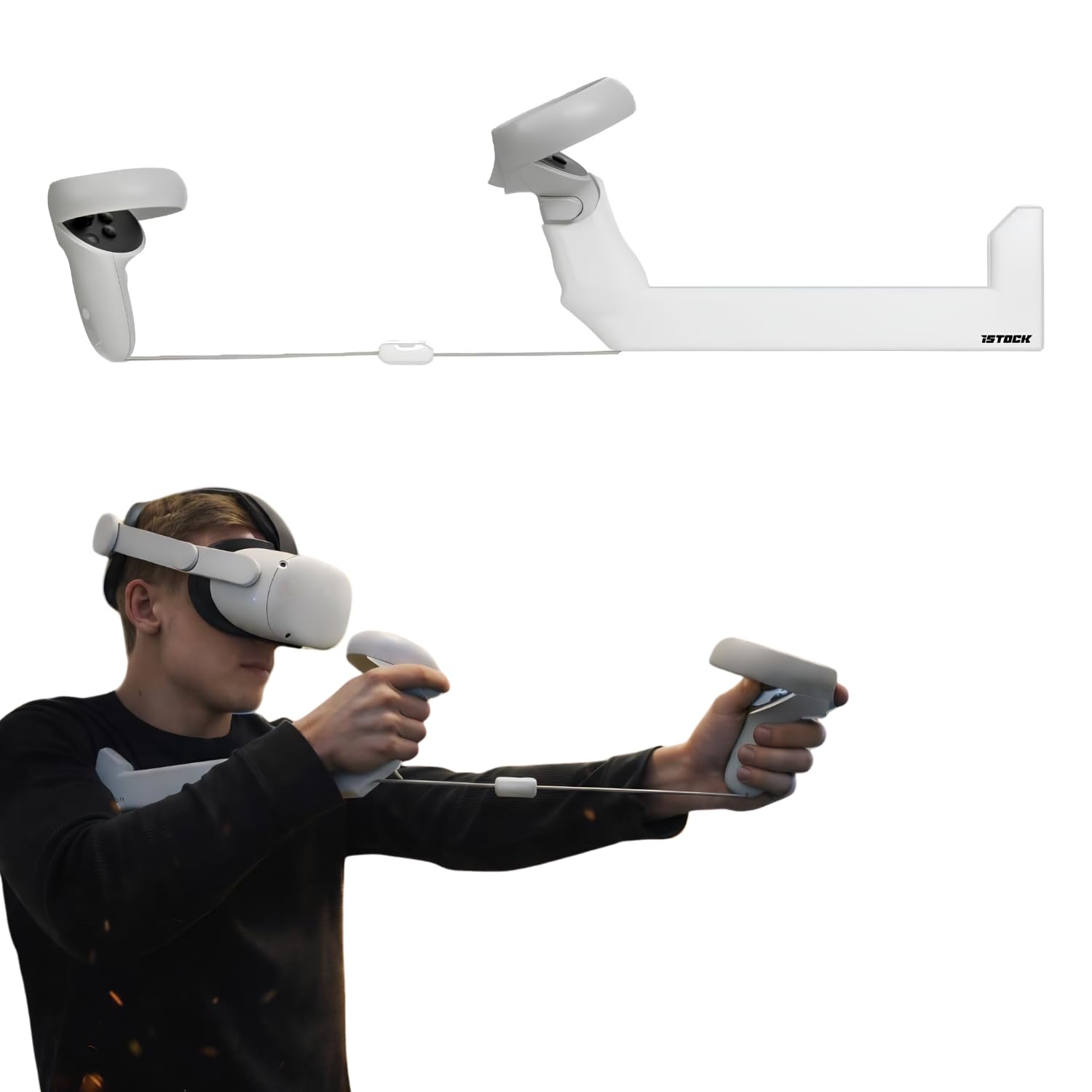 Amazon.com: iSTOCK VR Gun Stock for Meta Quest 2/3/3S | Pro Grade