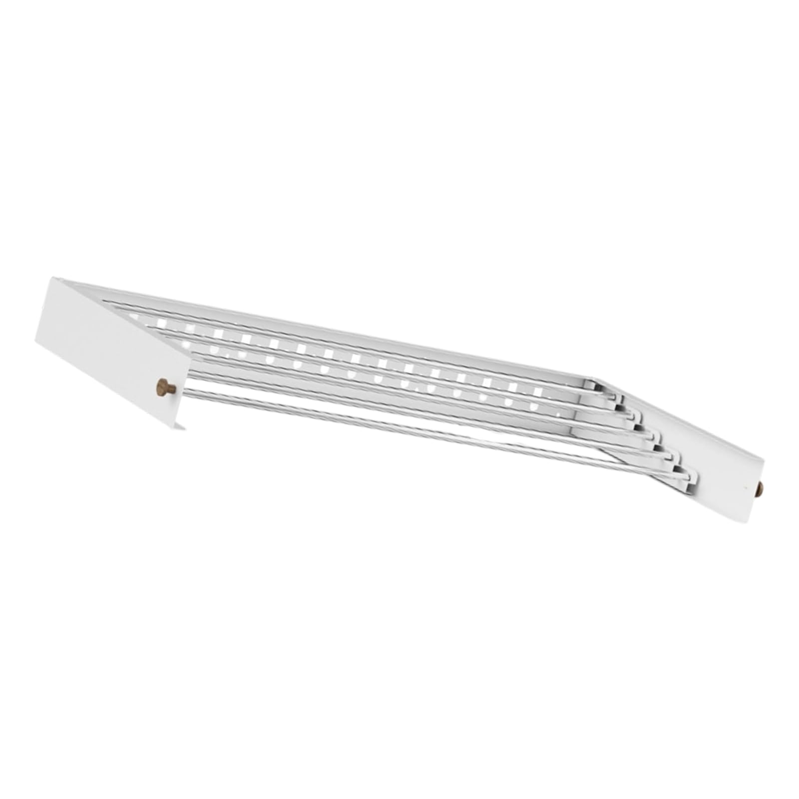 ZEPFJHE Discreet Folding Laundry Drying Rack Built From Sturdy Stainless Steel Ideal for Compact Living Spaces Compact Laundry Hanger