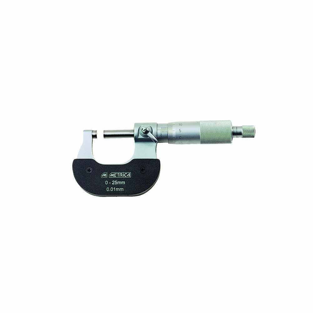 Metrica 44061 Micromètre d'extérieur 0/25 mm