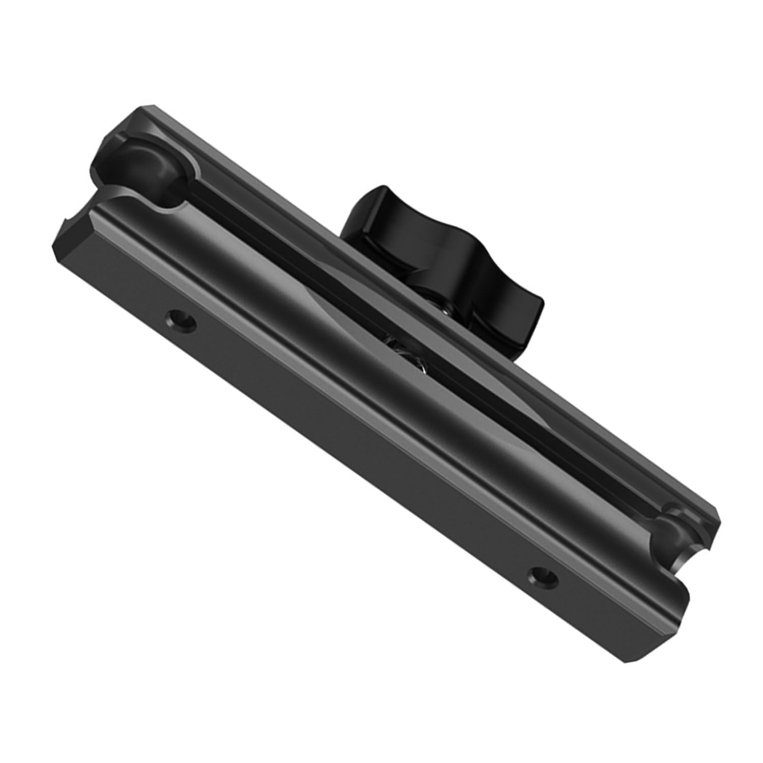 iMESTOU CNC aluminiowy zacisk kierownicy motocykla z dwoma portami 1/10.2 cm - uniwersalny uchwyt kulowy z podwójnym gniazdem 2.5 cm do GoPro/RAM, beznarzędziowy regulowany uchwyt na telefon/kamerę