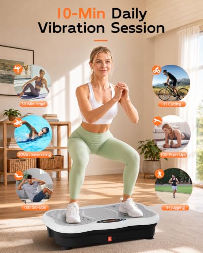 HOPHORSE FIT Single-Motor Vibration Plate, 200 Levels — view 3
