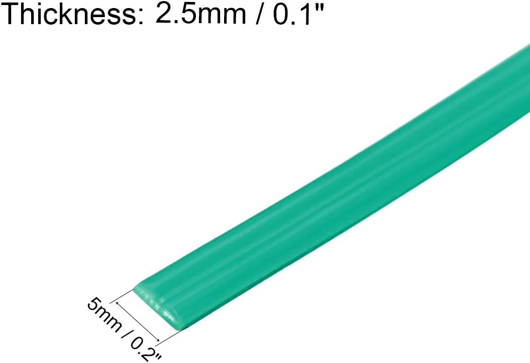 uxcell 6pcs 3/16-inch Plastic Welding Rods PP Welder Rods for Hot Air Gun 3.3ft Green
