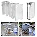 lvifloae Portable Aluminum Alloy Wind Blocker Foldable Camping Stove Windscreen Bag Stove Wall Protector Outdoor Cooking Stove Wind Protection Accessories