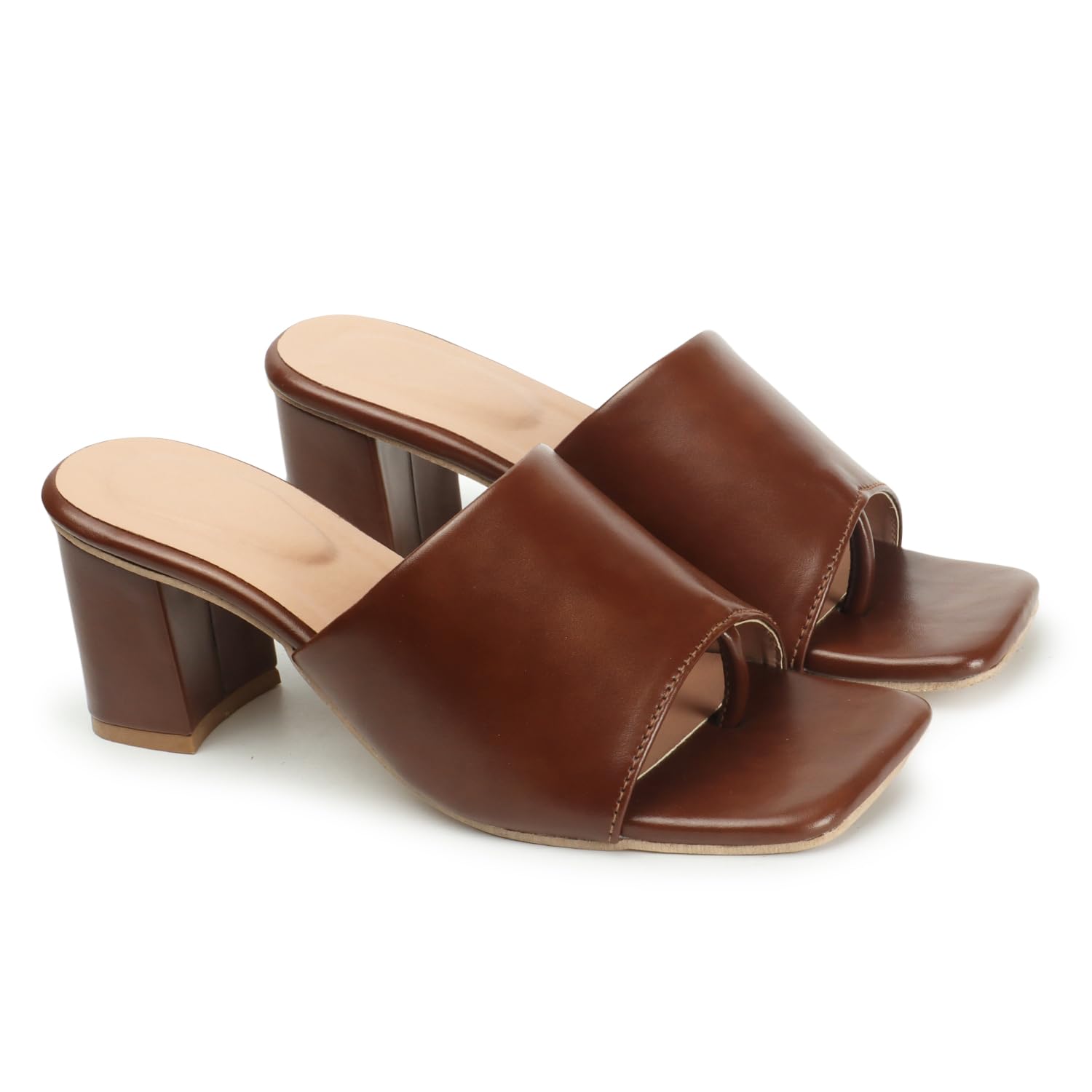 Aviva style Womens Block Heel Sandal | Trendy Womens Sandal | Trendy Block Heel Sandals for Women | Daily Use Branded & Stylish (Article-275-Brown-9) (B0CT8XGRVF) Amazon Price History, Amazon Price Tracker