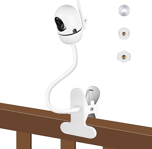 Soporte de clip para monitor de bebé HelloBaby HB65/HB40/HB6550/HB66 HB6339/HB6550 Pro, ANMEATE SM935E - Soporte de soporte para cámara de bebé, sin