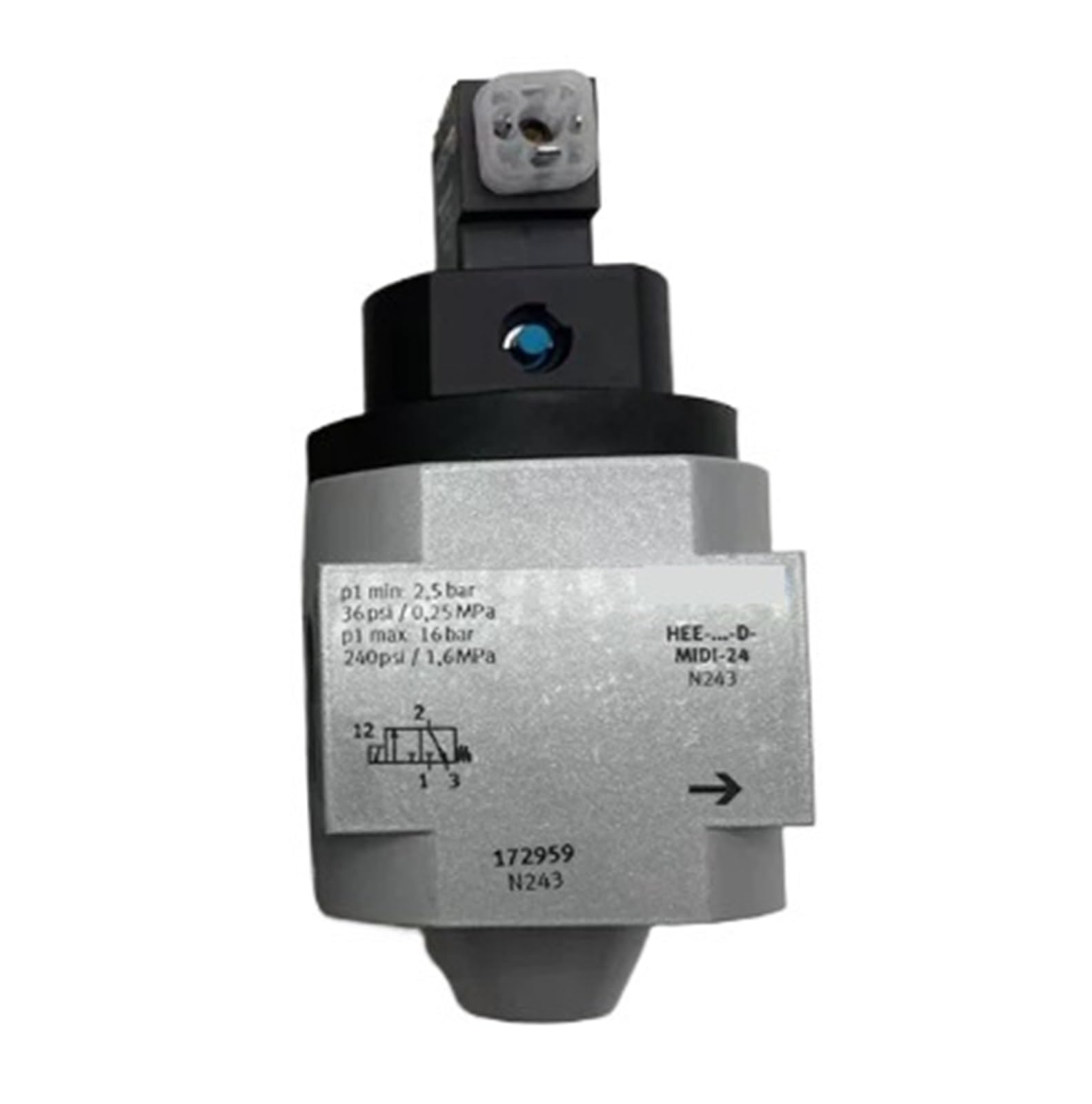 Soft Start On Off Valve HEE-D-MIDI-24 172959 for Manufacturing