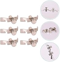 Vista 8 de 6 Uds Erhu Fine-Tuning Strings Erhu String Tuning Tool Violin String Adjuster Erhu Fine Tuner Plata Acero Inoxidable