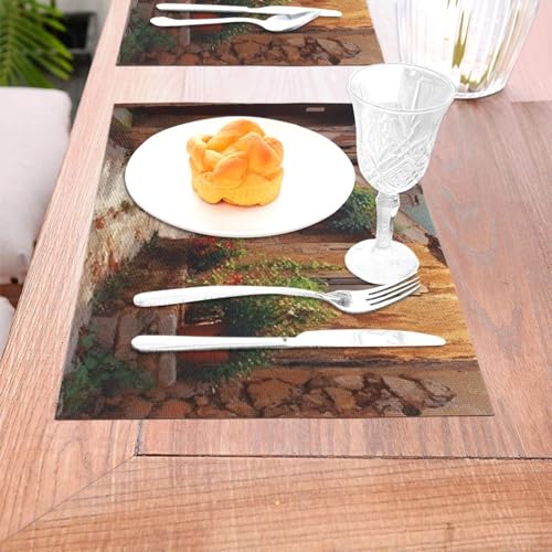 Set de table en PVC résistant à la chaleur lavable 30x45 - 7