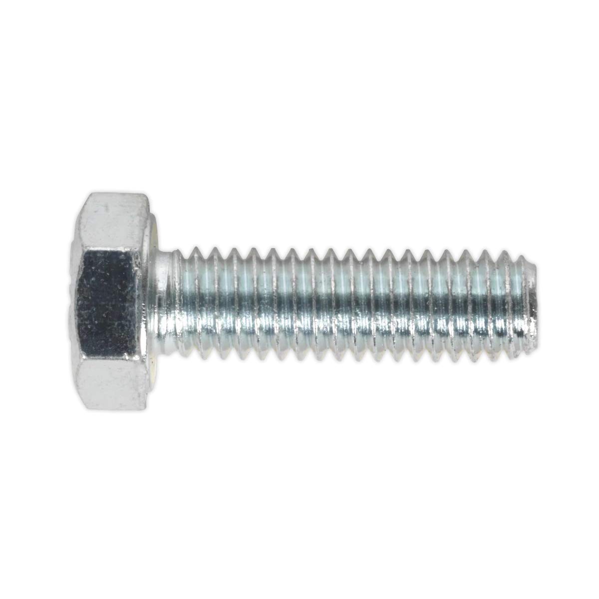 Sealey SS620 HT Setscrew M6 x 20mm 8.8 Zinc DIN 933 Pack of 50