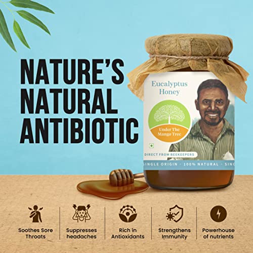 Image of UNDER THE MANGO TREE UTMT Healthy Honey combo | Tulsi, Jamun and Eucalyptus Honey Combo | Single Flora | Unprocessed Raw honey | 100% Natural | Single Origin
