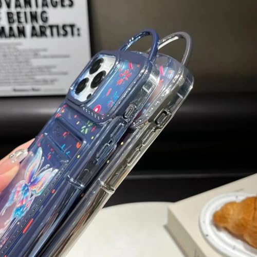 Image of COVERLY for iPhone 15 Pro Max 3D Luxury Phone Bag Style Case,Full Protective Fashion Wallet Photo Card Clear Slot with Purse Hold Cute Soft Silicone Aesthetic Cover for Apple iPhone 15 Pro Max -Purple