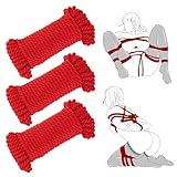 Sex Restraints Shibari Bondage Set - UTIMI BDSM Restraint Set for Sex Toys for Couple Women Bondaged Kit Adult Toy Shibari Rope Kit Soft Cotton Ropes 32 Feet/10m, 3 Pack (Red)