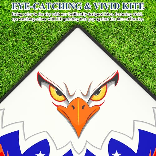 3 Pack Kites for Kids Ages 4-8, 8-12, Large Delta Kites for Adults, Beach, Boys and Girls Kids Easy to Fly, Perfect for Beginners, Gifts for Holiday Easter Festival