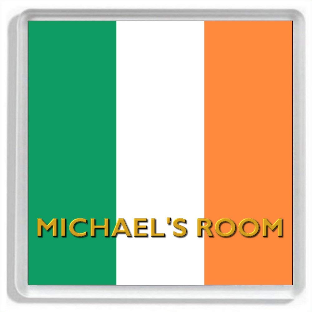 Key Expressions Personalised IRISH FLAG/IRISH TRICOLOUR/IRELAND/EIRE Bedroom Door Plaque/Door Sign