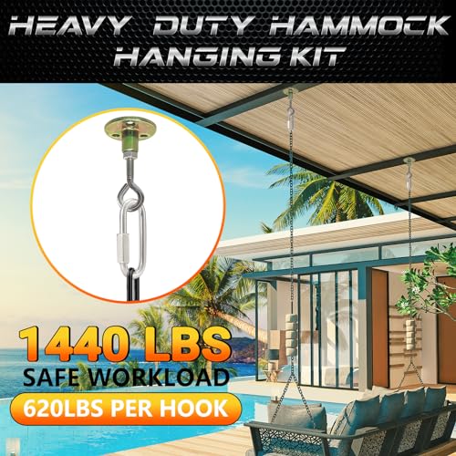 Image of sprookber Stainless Steel Chain Quick Links - 304 Stainless Stee Chain Connector, Screw Carabiner, Chain Hooks, Set of 6