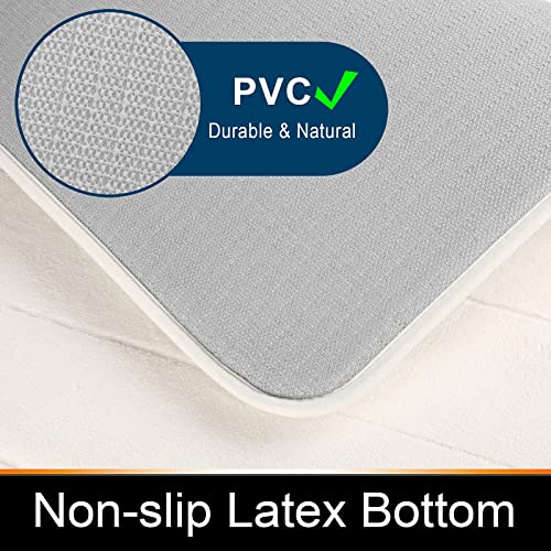 Yimobra Memory Foam Bath Mat Large Size, 51 x 81 cm, Soft and Comfortable, Super Water Absorption, Non-Slip, Thick - Image 4