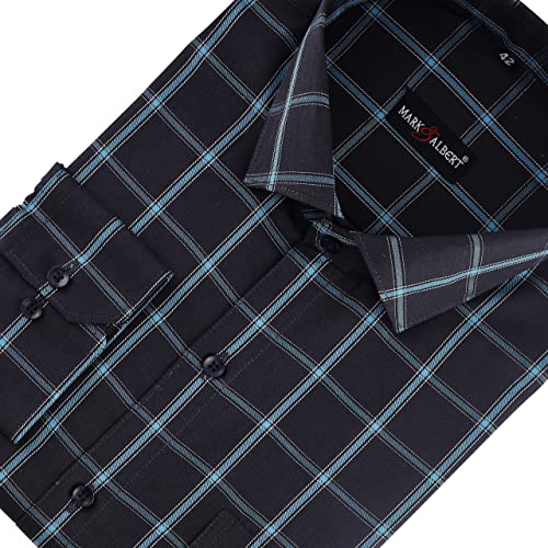 Image of MARK & ALBERT Men's Cotton Formal Shirt