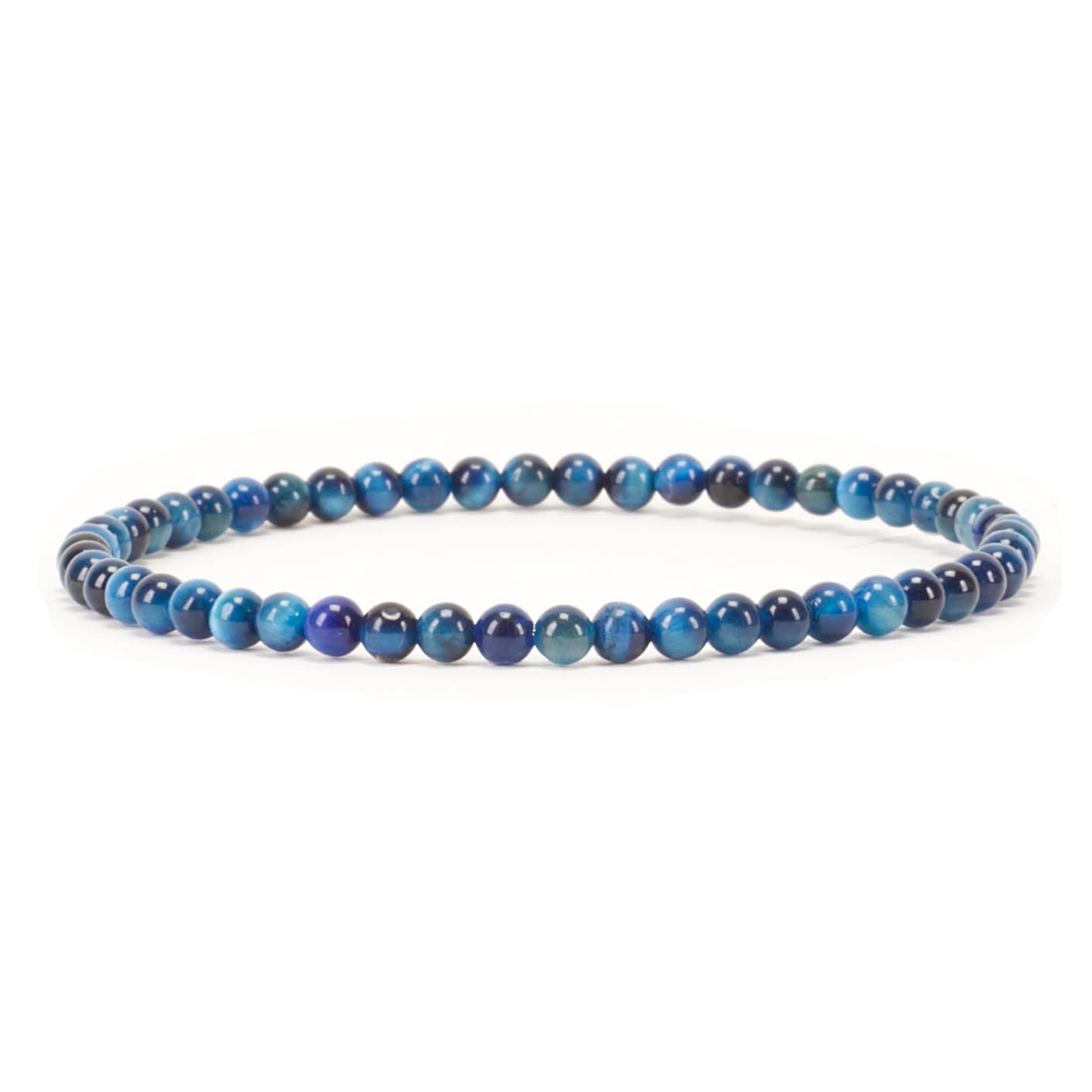 Cherry Tree Collection - Small, Medium, Large Sizes - Gemstone Beaded Bracelets For Women and Men - 4mm Round Beads