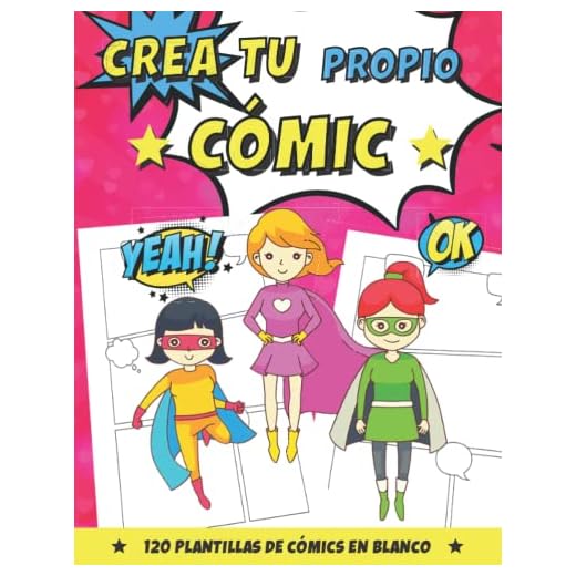 CREA TU PROPIO CÓMIC: 120 páginas en blanco para inventar, escribir y dibujar tu historieta | Burbujas de diálogo y resumen para la creación del ... y Navidad para adolescentes y niñas