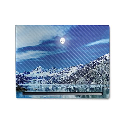 Image of MightySkins Carbon Fiber Skin Compatible with Alienware M18 R1 (2023) Full Wrap Kit - Sky Lake | Protective, Durable Textured Carbon Fiber Finish | Easy to Apply & Change Styles | Made in The USA