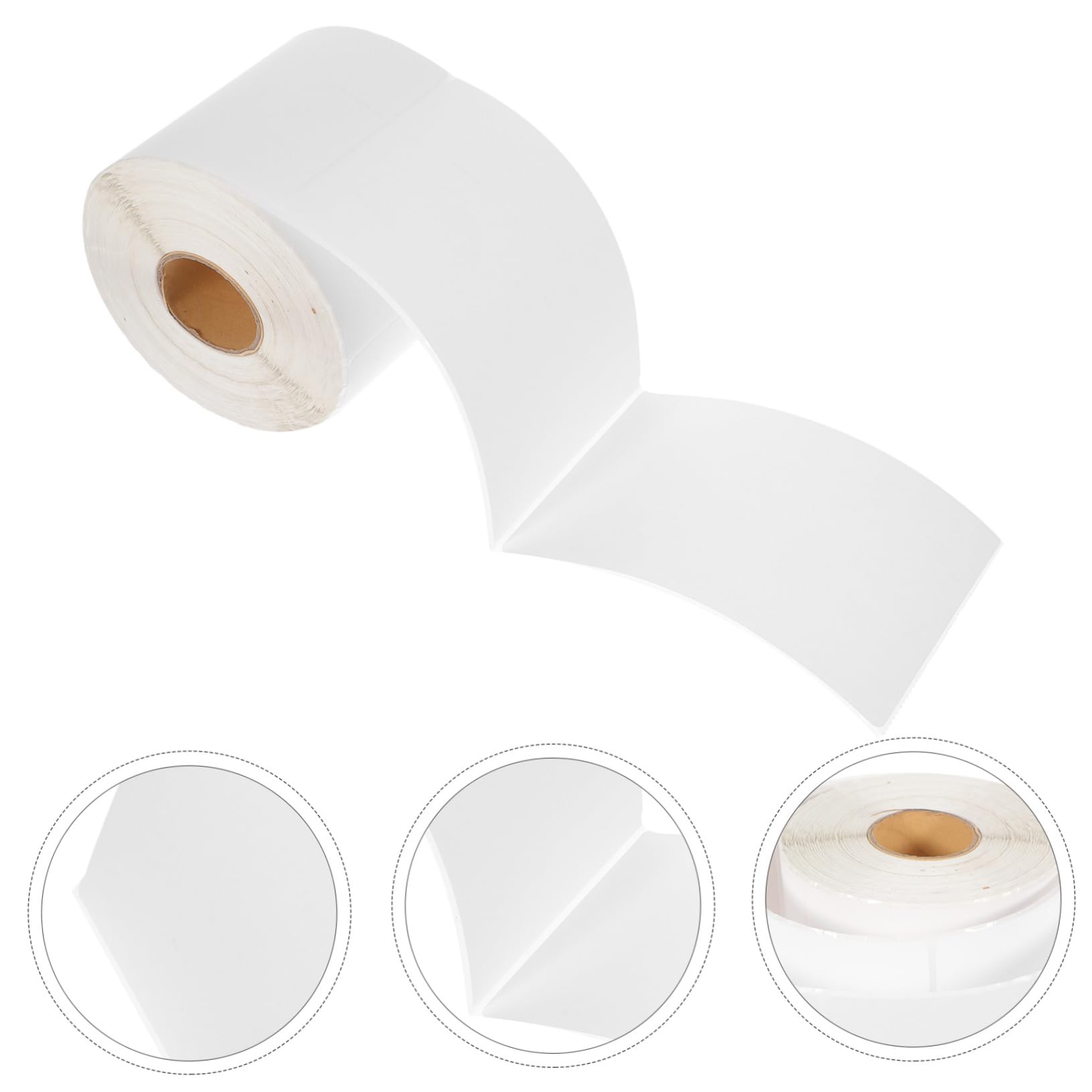 Etichette Termiche Adesive 4x6 Pollici 500 Pezzi Rotolo Bianco | Carta Resistente ai Graffi E'usura, Formato per Stampa, Fogli per Spedizioni e Indirizzi