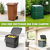 Biotonnen Pulver mit Zitronenduft, gegen Maden und Geruch, Fliegen, 500 g für Biotonne, Kompost Eimer, Mülleimer, Camping (500 g)