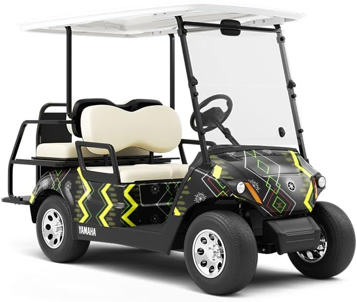 Rwraps Green Abstract Shaggy Rogers Gloss Vinyl Film Wrap 59in x 27ft Vinyl Vehicle Car Film Sheet Roll