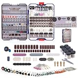 WORKPRO 698-tlg. Multifunktionswerkzeug Zubehör Set, Rotationswerkzeug Zubehör zum Schneiden, Schleifen, Polieren, Gravieren, Bohren und Reinigen