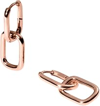 Purelei Convertible Oval Earrings - Waterproof | 2-in-1 Hoop Earrings with Removable Oval Pendant | Stainless Steel & 14K/18K Gold Plating | Minimalist & Versatile
