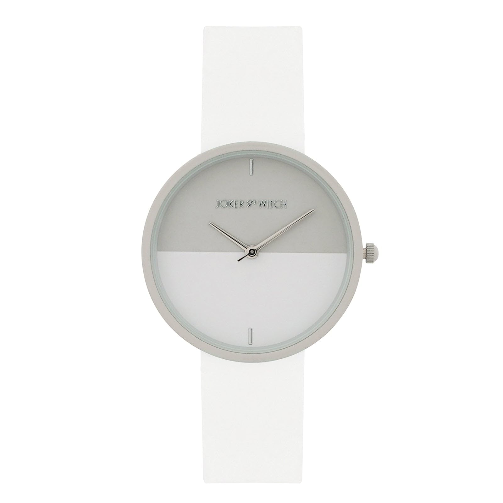 Joker & Witch Duet Serenity White Silicone Strap Dual Tone Watch Analogue Watch for Women (B0CZXTC5P8) Amazon Price History, Amazon Price Tracker