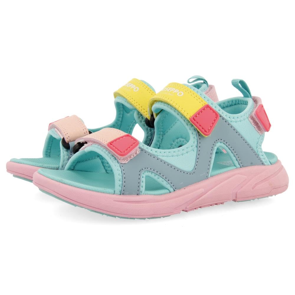 GIOSEPPO Girls Suede Flip Flops, Colourful, 8 UK Child