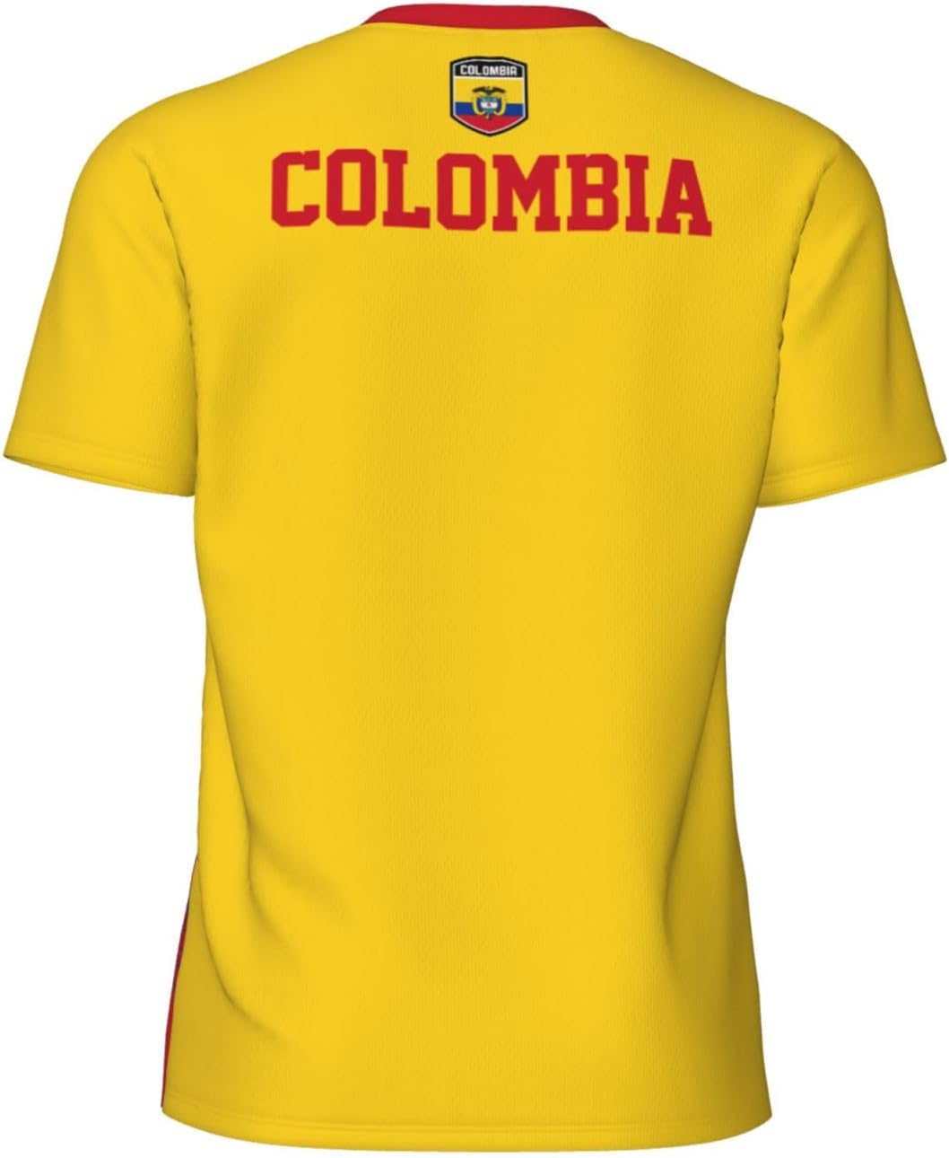 Colombia Flag Grain Sports Jersey Mesh T-Shirt 3D Print for Running Cycling Soccer Tennis Fitness Climbing Shirts