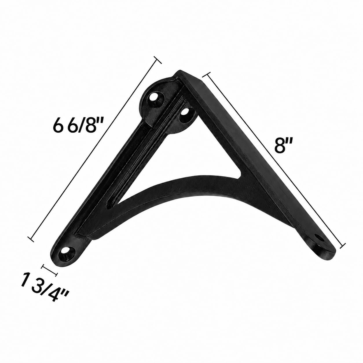 KHTUMEWARE-170326 Antique Iron Shelf Brackets 2-Pack in Antique Iron — KHTUMEWARE