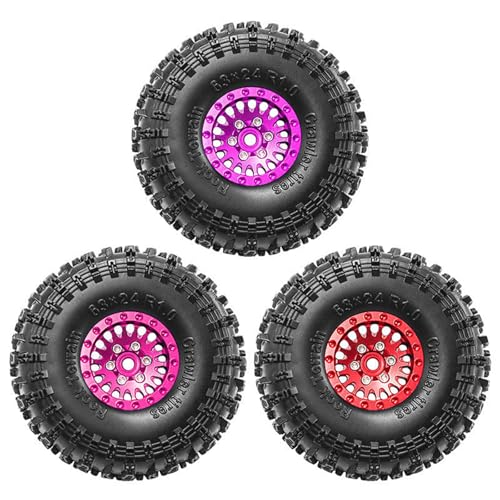 Pneus roue mud terrain voiture télécommande pièces de rechange beadlock - 3