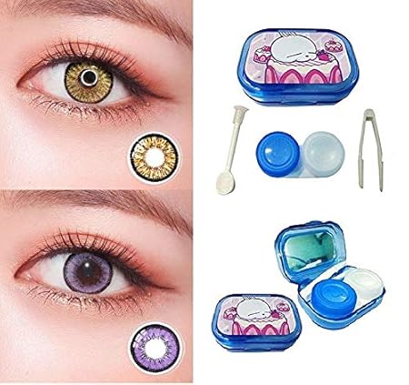 Optify Pure Hazel,Purple Monthly Colored Contact Lenses For Eye Men and Woman