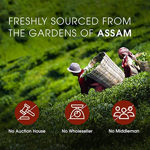 Image of Teabox English Breakfast Tea, 25 Individually Wrapped English Breakfast Black Tea Bags, Sourced Fresh from Assam, Caffeine Black Tea, Rich and Robust in Taste, Sweet Aroma of Malt and Honey