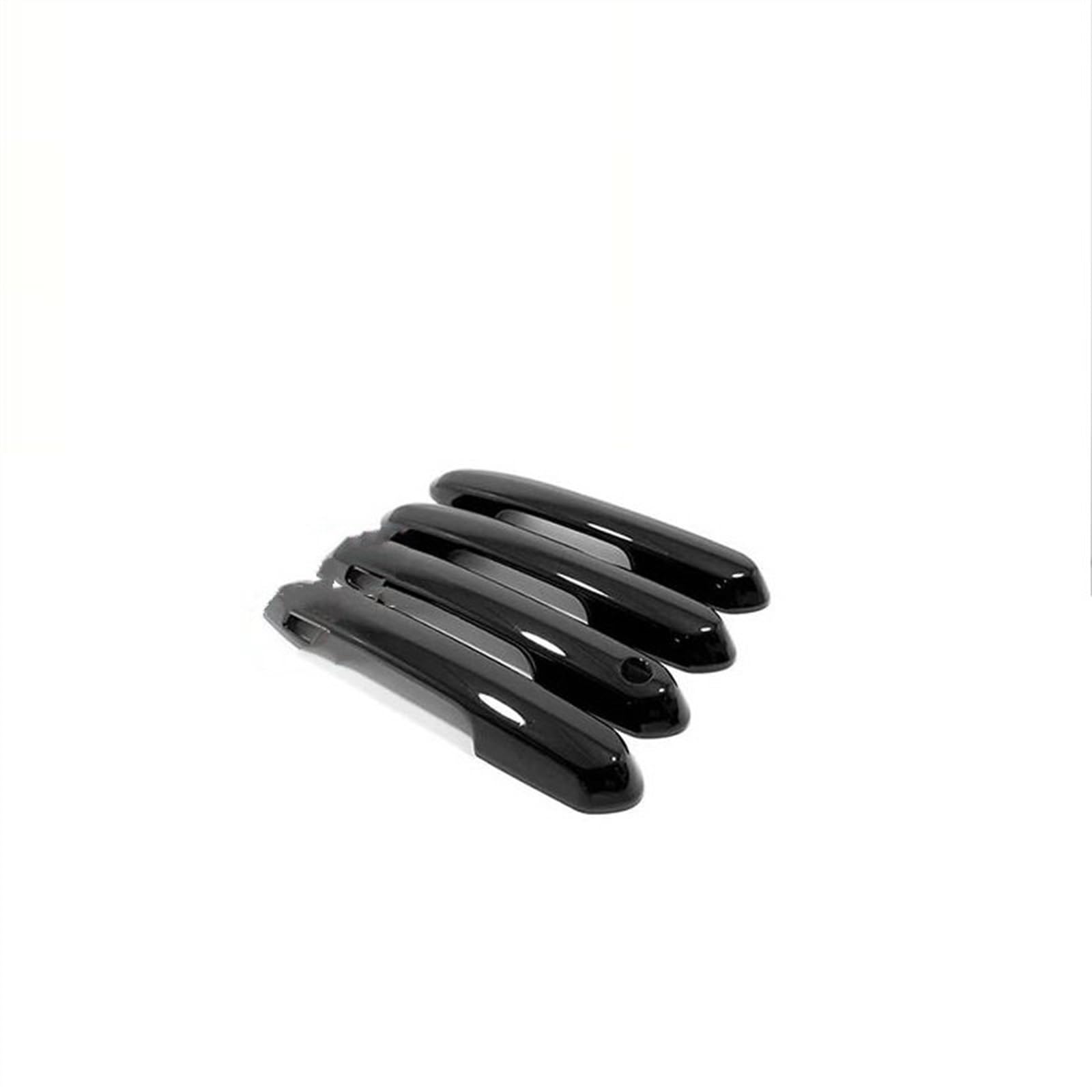 SLIMES ABS Carbon/Chrome Car Side Door Protector Handle Trim Cover Exterior Accessories for Toyota RAV4 XA50 2019-2022 Protection(Black)