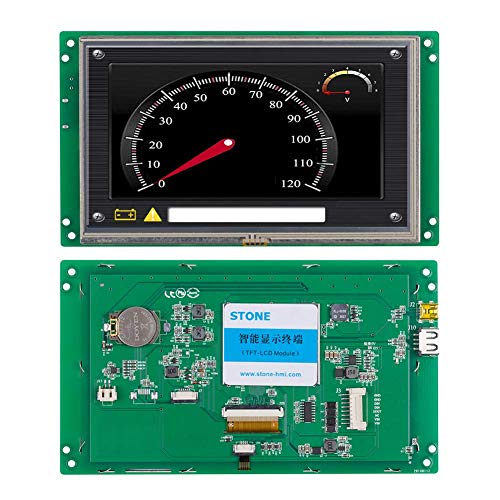Best Deal Product 7" Inch HMI 800x480 TFT LCD UART HD STONE Brand Monitor Full Color Screen with RS232/USB