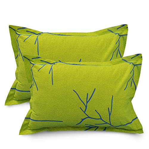 Drap de lit en coton anti transpiration lit double vert pack 3 pieces - 4