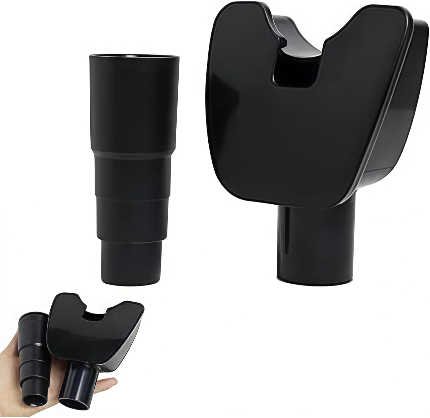 Hands-Free Dust Collector,Electric Drill Vacuum Cleaner,Dust Extraction Tool for Wall-Mounted Vacuum Attachment to Remove Debris and Prevent Splashing During Drilling,Compatible with Most Drills