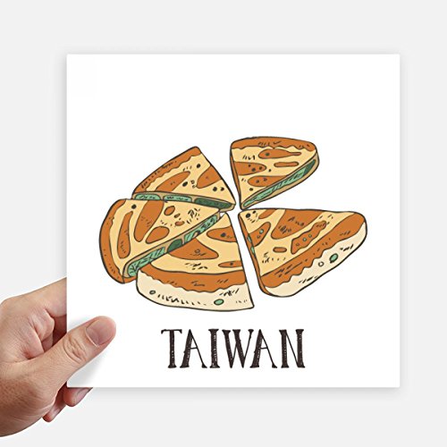 Autocollant Taiwan Voyage Pizza pour décorer votre ordinateur portable - 2