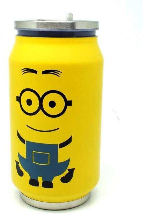 Ketwarepin Cute Cartoon Printed Stainless Steel Hot Cold Thermos Vacuum Flask Sipper Bottle Mug Cup (Single Piece, Same as Pic) (500ml) KMT0458