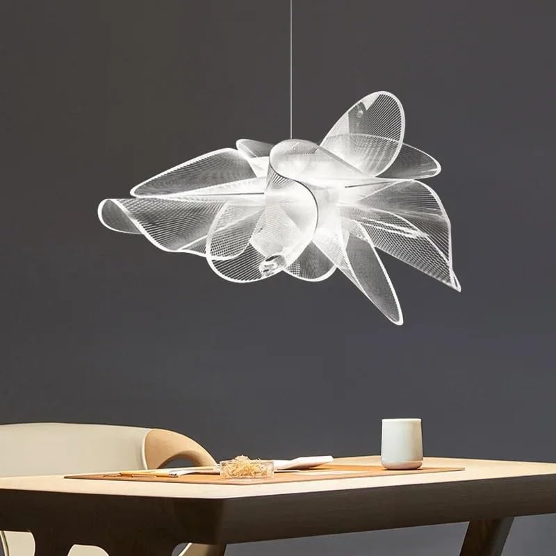 Lustre moderne Led tricolore pour illuminer un grand salon sombre