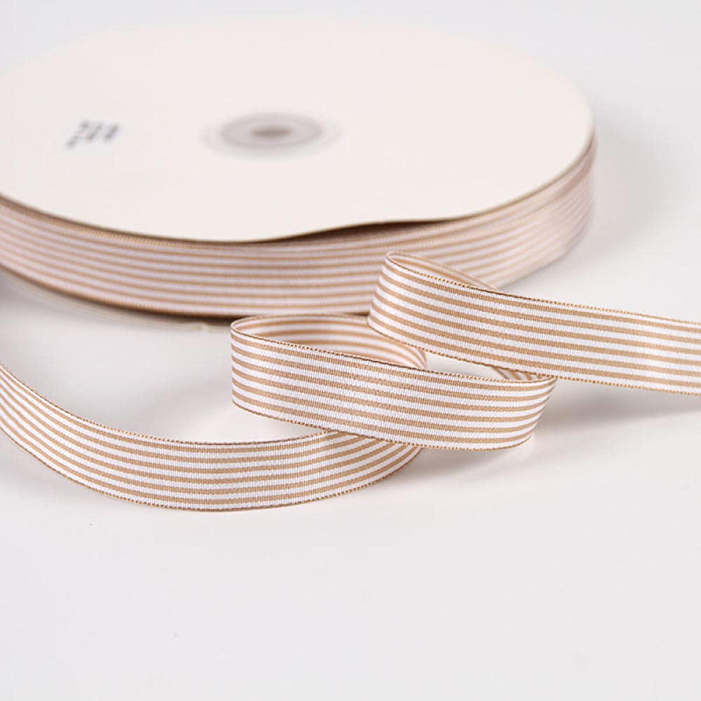 Ribbons For Gift Wrapping Ribbon For Fabric Satin Ribbons 1 5 Cm Pasiasty Szampan Różowy Zamek Kwiat Dekoracyjny Wstążki Akcesoria Do Kostiumów Diy Prezent Urodzinowy Opakowanie Wstążka-12 Metrów Szer